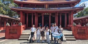 台南一中SDGs研討會國際師生走讀台南古都 以文化交流深化世界友誼