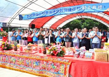 影音/二林樂活運動館工程動土 再創地方運動新地標