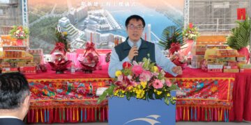 安平港鴻居上樑典禮 黃偉哲盼打造國際港灣觀光新亮點