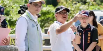 米克拉颱鋒面釀淹水!賴瑞隆會勘二仁溪 拼爭3億經費改建抽水站