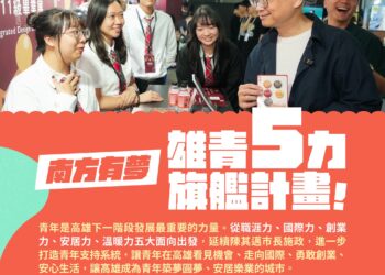 賴瑞隆公布「雄青五力」政策挺高雄青年　轉正獎勵最高1.5萬