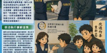 【明法理、施善策、助新生】高雄執行分署助三寶爸改過,展現法理情
