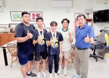 跆拳道小將王主榮摘金吉娃斯奪銀 花蓮國風國中揚威韓國春川公開賽