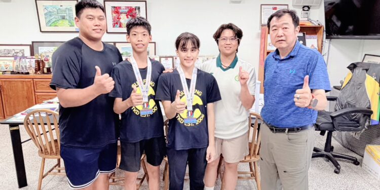 跆拳道小將王主榮摘金吉娃斯奪銀  花蓮國風國中揚威韓國春川公開賽