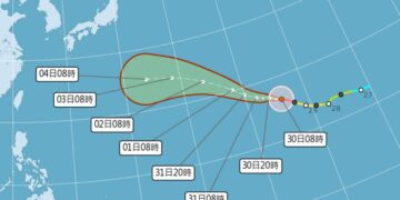 影音/白海豚變強颱風 未來動向充滿變數