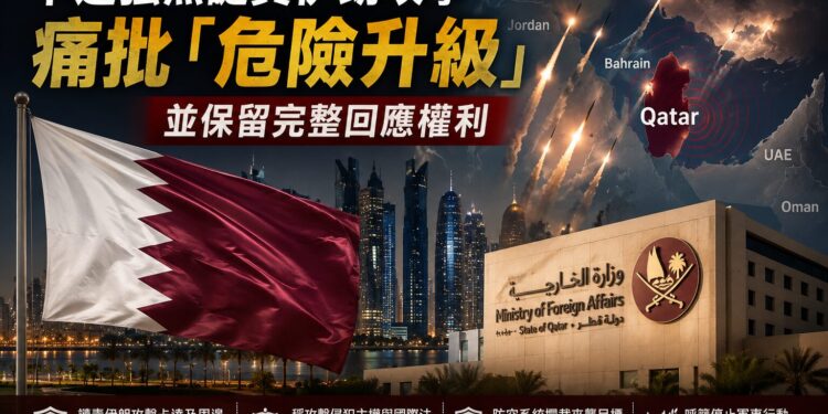 卡達嚴厲譴責伊朗空襲行動！怒批「危險升級」公然踐踏國際法