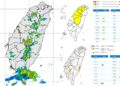 影音/對流雲系旺盛 6縣市大雨特報 9縣市亮高溫燈號