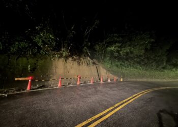 烏來南勢溪水位逐步回降 新北市府持續監測確保山區道路安全