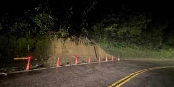 烏來南勢溪水位逐步回降 新北市府持續監測確保山區道路安全