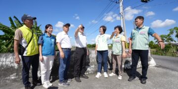 影音/強颱「巴威」強颱來勢洶洶    陳素月邀水利署視察彰化4鄉鎮防洪整備