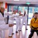 95歲長輩穿道服出拳　伸港日照樂齡跆拳道活力十足