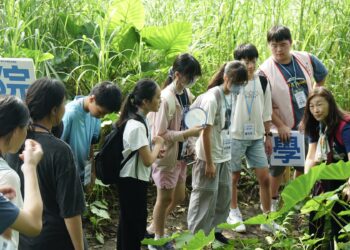 新北市環保局舉辦「永續未來學院」國中營隊 帶領學員探索水環境與生態