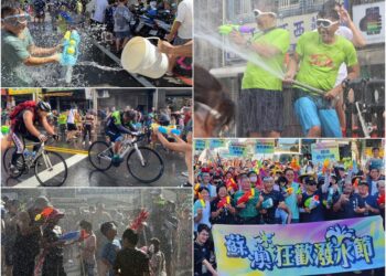 影音/蘇澳狂歡潑水節封街登場 水花飛濺狂炸超清涼