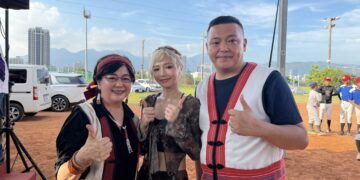 揮棒傳承原鄉精神．熱血連結世界夢想 全方位藝人寶兒擔任愛心開球嘉賓 國內外60支勁旅齊聚臺北社子島