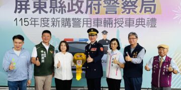 115年度32輛警車全新登場　守護治安再添戰力