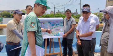 立委邱志偉極力催生茄萣大排增設防潮閘門及右岸抽水站規劃