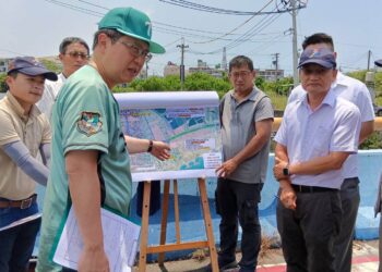 立委邱志偉極力催生茄萣大排增設防潮閘門及右岸抽水站規劃