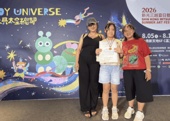 國際兒童繪畫賽奪銅獎 屏東女孩寧寧彩繪排灣族家鄉之美