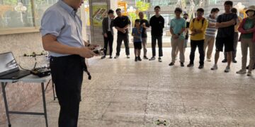 無人機足球來校展示 屏大將投入相關技術開發