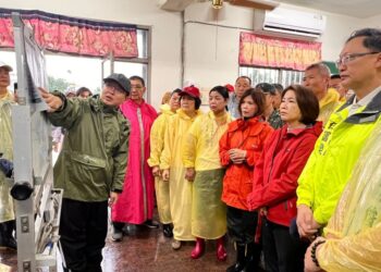 低壓帶及西南風帶來強降雨 周春米視察南州、東港、佳冬治水建設