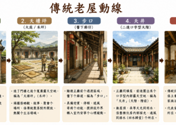 對步口、天井到玄關：傳統伙房同現代住宅个空間轉換 （客語/四縣腔） 作者：李文煥