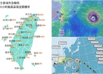 影音/20260824三颱共舞再加一TD 最近天氣有夠亂