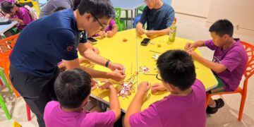 大葉攜手大莊國小辦理防災小尖兵科學營 動手做培養科學探索力