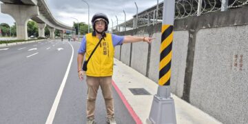 從細微處，看見民代的用心 翠華路機車道藏危機　議員參選人薛兆基實測籲增設路燈防撞