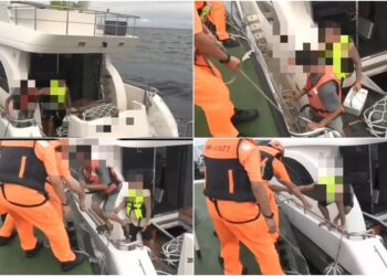 影音/馬來西亞籍遊艇進水 蘇澳海巡艇馳援救2人