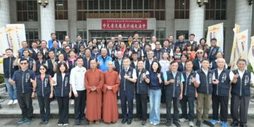 福智僧團月稱光明寺聯合臺中86里辦共同造善 第20屆中元普渡超薦祈福大法會圓滿 公益物資助苗中彰投社福機構與關懷家庭