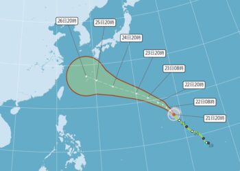 沙德爾升級中颱 氣象署：有增強為強颱趨勢