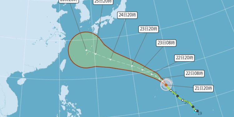 沙德爾升級中颱 氣象署：有增強為強颱趨勢