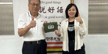 邱惠敏返回四維高中母校 暢談「公益引路」翻轉教育