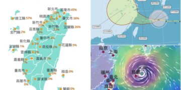影音/20260807白海豚減速西進 暴風侵臺機率起伏不定