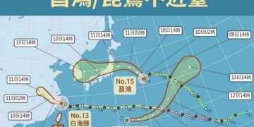 影音/20260809又有颱風生成 三颱亂舞 一漸離開兩不近臺
