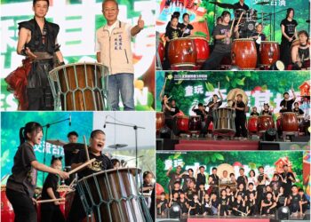 我龍太鼓+宜縣7校學子 手作太鼓及演奏交流 深化臺日情誼