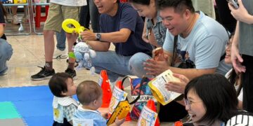 蘆洲萌寶超能量運動會熱鬧登場 結合職能治療師提供嬰幼兒發展篩檢