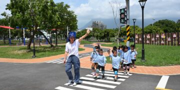 大本交通主題公園開放  花蓮市幼學童搶先體驗