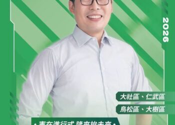 仁大鳥大議員邱俊憲預告全體就位　高雄隊，準備上場！