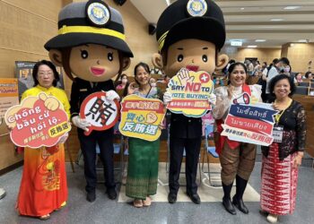 金牌國手擊破賄選板 新住民模擬投票扎根民主