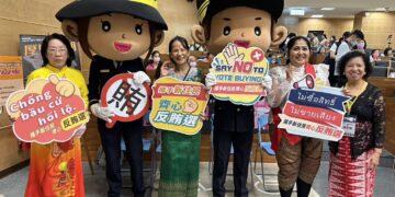 金牌國手擊破賄選板　新住民模擬投票扎根民主