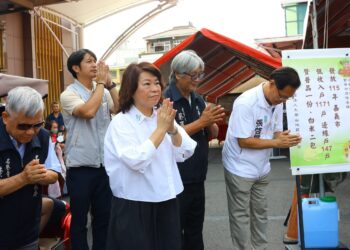 嘉市府攜手九華山地藏庵中秋送暖 3,200份贊普品關懷弱勢