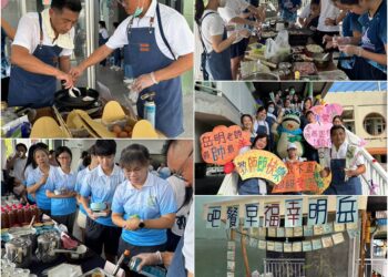 影音/連續9年不間斷 岳明中小學家長幸福早餐報師恩