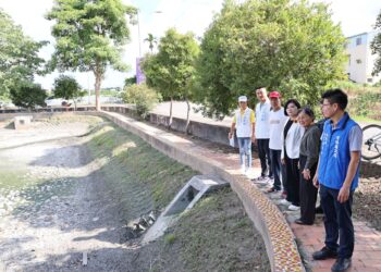 改善水碓社區排水與滯洪池環境 雲林縣府自籌經費補助還給鄉親優質居住品質