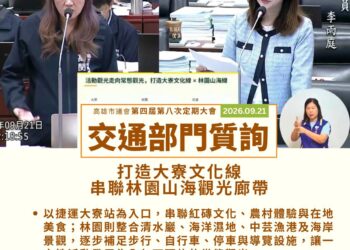 通學安全、捷運進度、地方觀光,都是林園、大寮鄉親關心的事,這次交通部門質詢,李雨庭議員要求市府提出具體作法