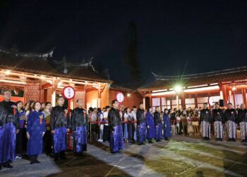 台南孔廟秋祭依循古禮登場 黃偉哲盼傳承文化與尊師重道精神