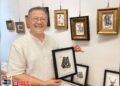 文化大學大夏藝廊「台灣蠟筆王」王建民個展:一支蠟筆,顛覆所有媒材的想像:「真正限制藝術的,不是工具,而是人的想像力。」