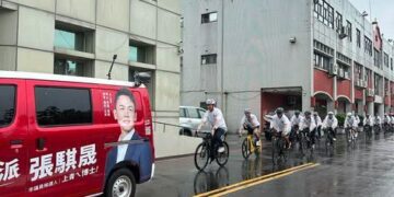 燕巢・岡山・永安・彌陀・梓官・橋頭選區議員張騏晟 騎乘破風!完成登記!