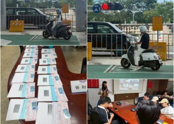 提升國際學生適應力與競爭力 聖母專校協助完成機車考照