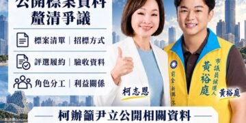 文化不能成為政治護身符 高雄市第八選區市議員候選人黃裕庭力挺柯志恩:預算要監督、標案更要公開